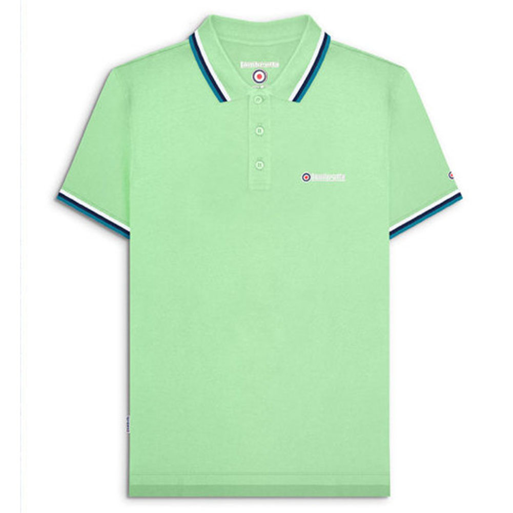 Lambretta Hombre Ocio Negocios Todos los días Moda Manga Corta Top Polo Nuevo - Imagen 5 de 52