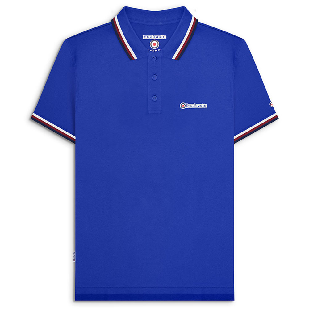Lambretta Hombre Ocio Negocios Todos los días Moda Manga Corta Top Polo Nuevo - Imagen 8 de 52