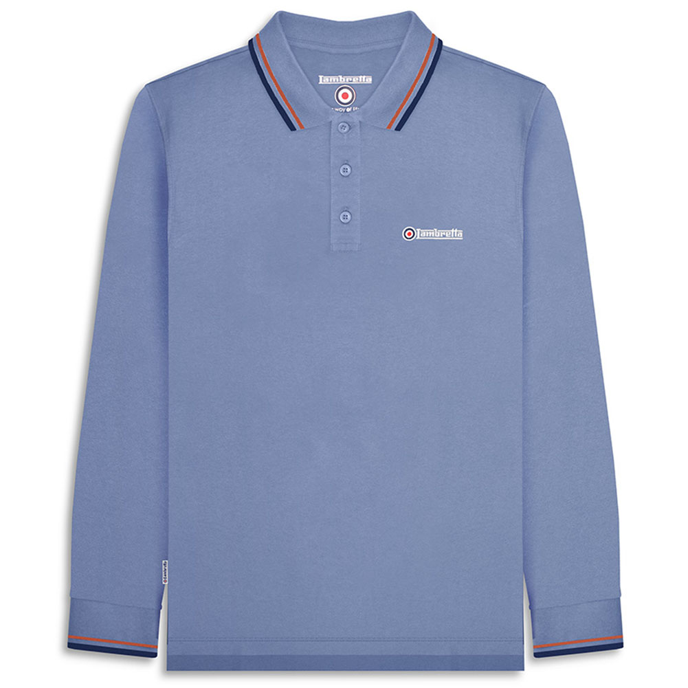 Футболка-поло Lambretta с двумя рукавами Herren Mode Regular Oberteil Langarm SS3224 neu 5290₽