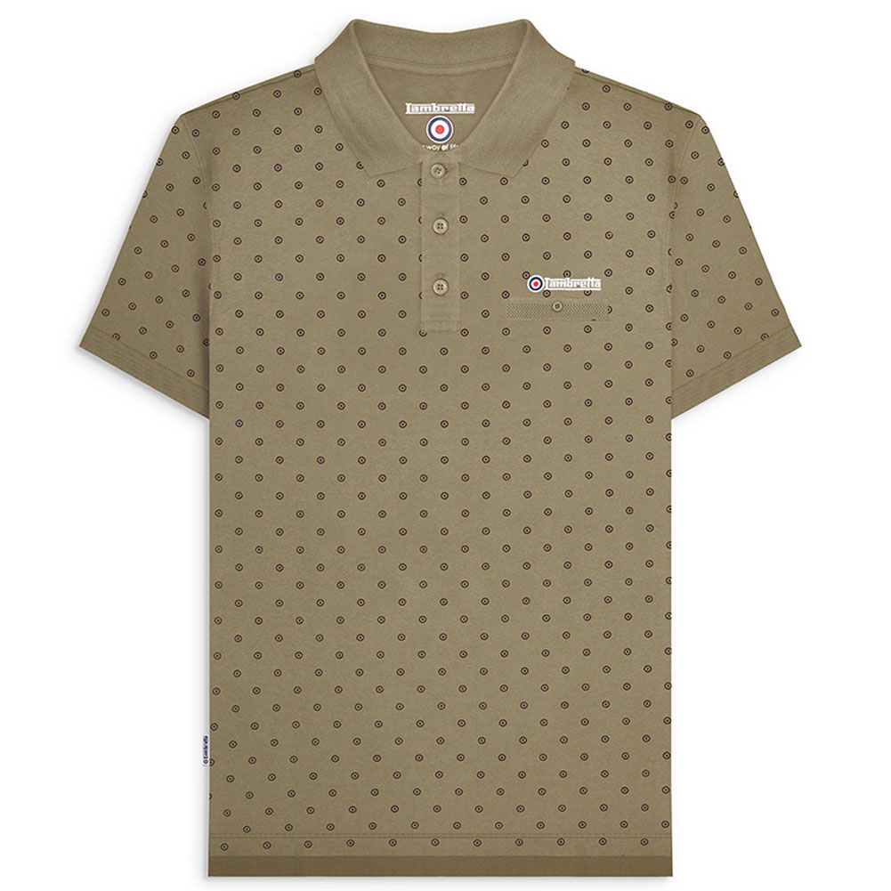 Lambretta Hombre Ocio Negocios Todos los días Moda Manga Corta Top Polo Nuevo - Imagen 24 de 52