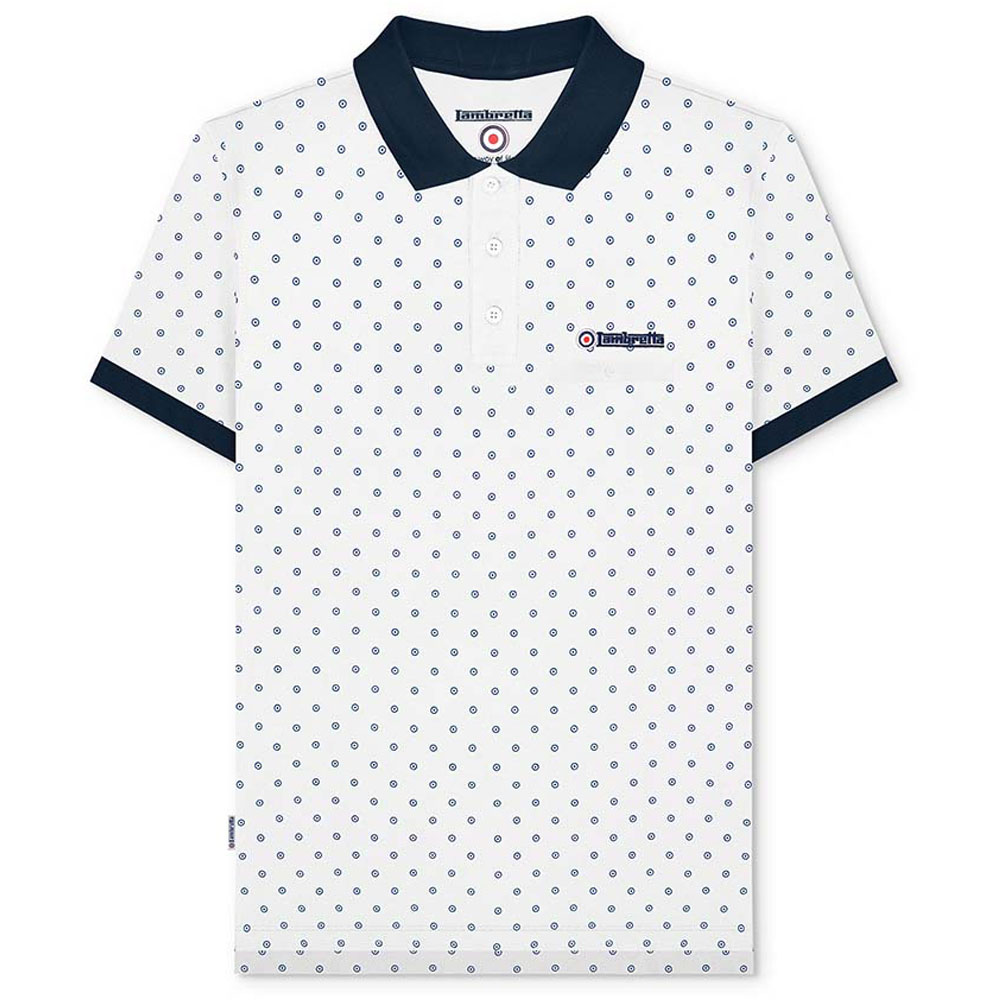 Lambretta Hombre Ocio Negocios Todos los días Moda Manga Corta Top Polo Nuevo - Imagen 47 de 52