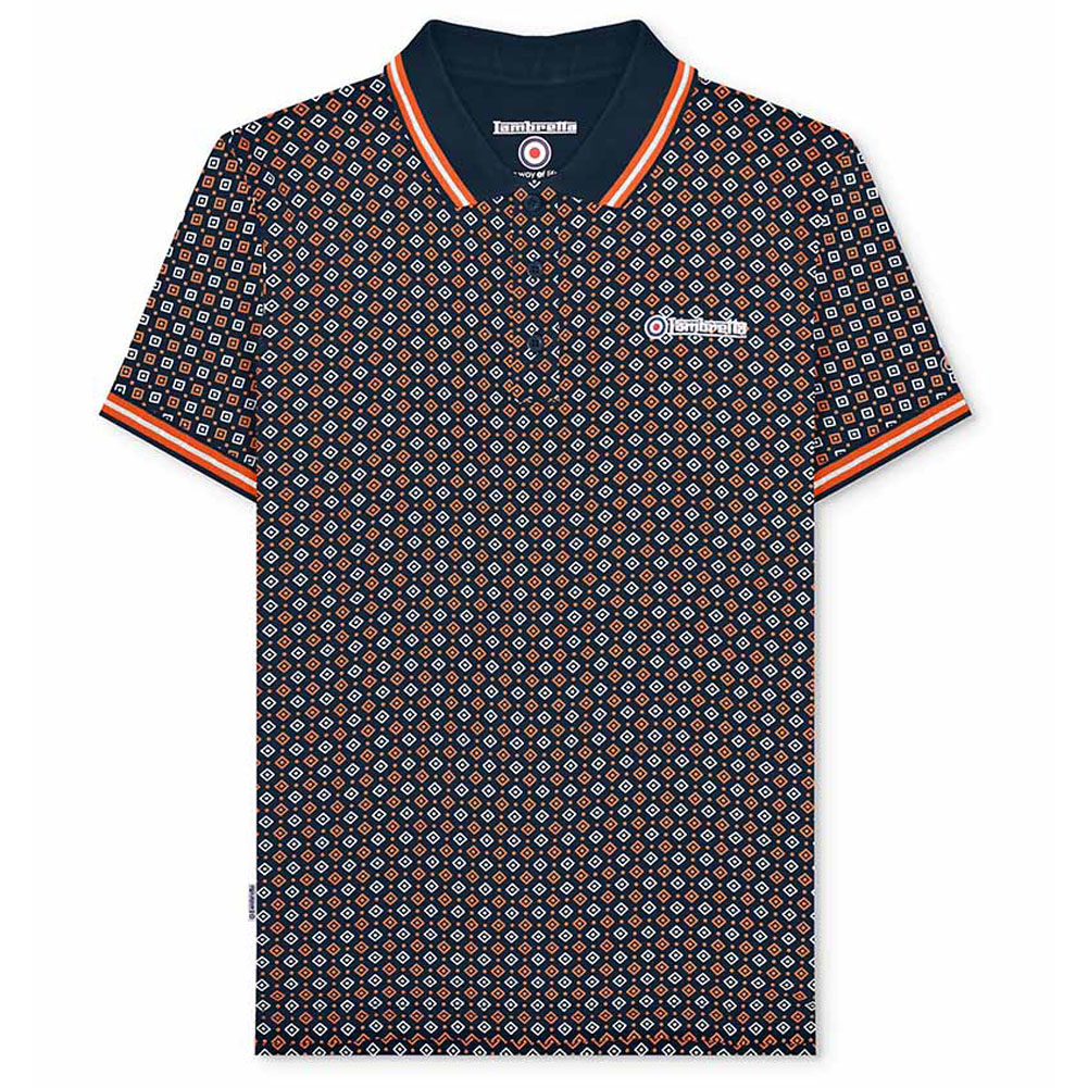 Lambretta Hombre Ocio Negocios Todos los días Moda Manga Corta Top Polo Nuevo - Imagen 34 de 52