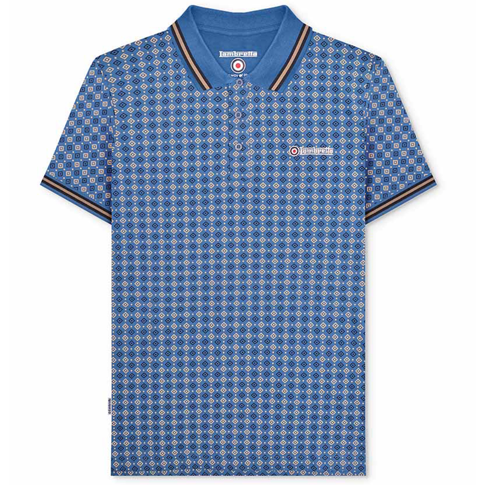 Lambretta Hombre Ocio Negocios Todos los días Moda Manga Corta Top Polo Nuevo - Imagen 52 de 52