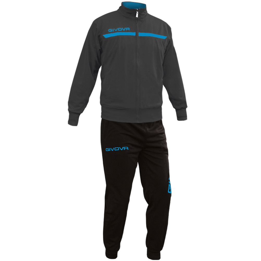 Givova One Full Zip Herren Sport Fußball Teamwear Trainingsanzug TT012 neu 
