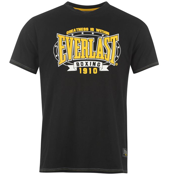 Everlast Mens Classic T-Shirt S M L XL 2xl 3xl 4xl Box Tee Fight NEW | eBay