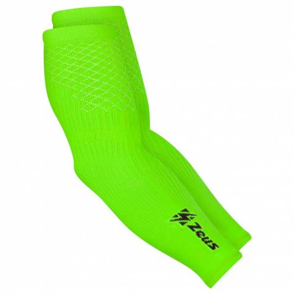 Zeus Sleeve-compression armsleeves elleboogbandage neongroen