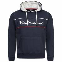 BEN SHERMAN Two Colour Panel Heren Hoody 0067811-NAVY