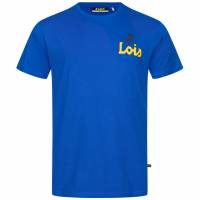 Lois Jeans Small Logo Herren T-Shirt 4E-LTSM-SL-Blue