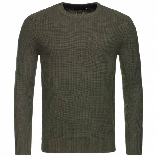 BRAVE SOUL Fulton Rib Detail Herren Sweatshirt MK-230FULTON Khaki