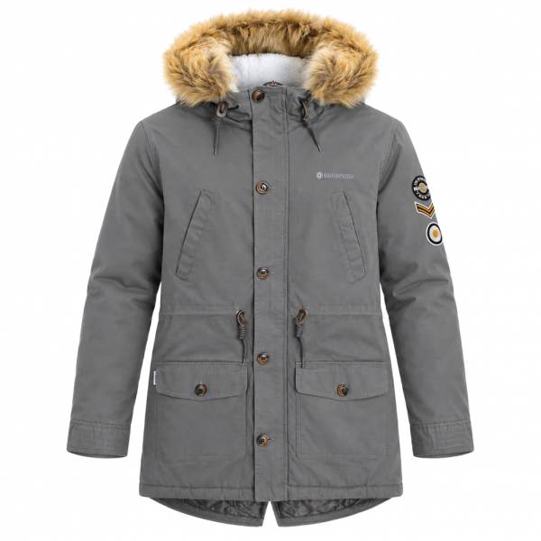Lambretta Sherpa Lined Parka Uomo Giacca invernale SS6252-FERRO
