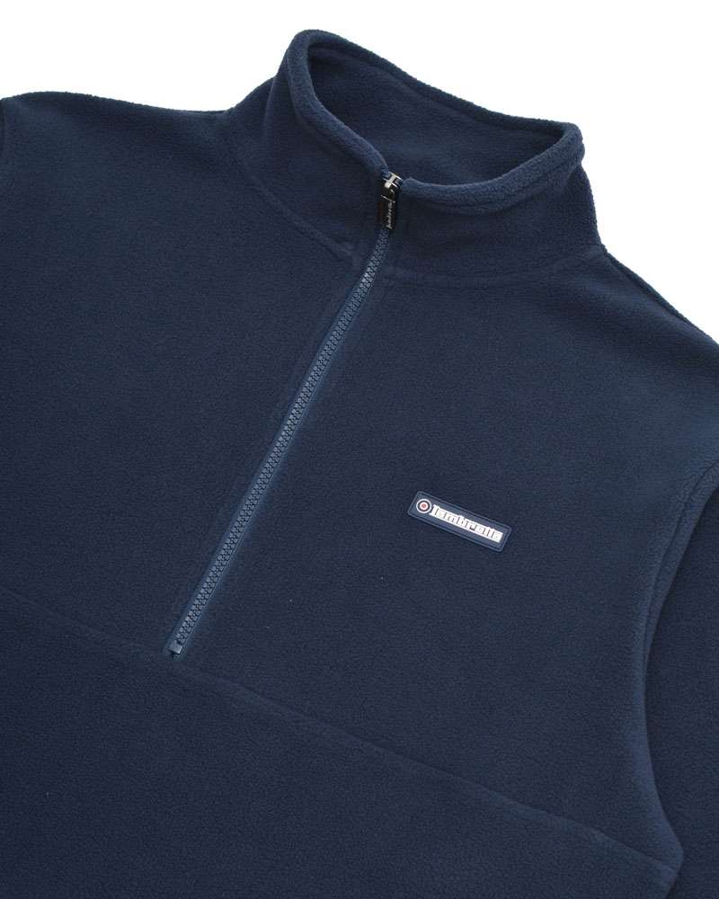 Half Zip Lambretta Fleece Tipped Quarter Zip Sweat – Lambretta
