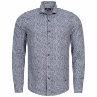BORIS BECKER Kenneth Herren Langarm Hemd 21WBBMSHT00003-NAVY