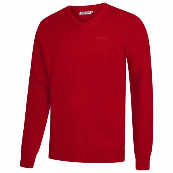 Lambretta Lambswool Sweater Herren Lammwolle Sweatshirt RWIK0045-CRIMSON