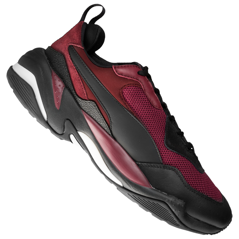burgundy puma sneakers