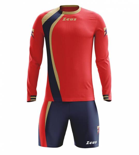 Zeus Kit Spagna Trikot-Set + Shorts 2-tlg. Ml rosso/blu