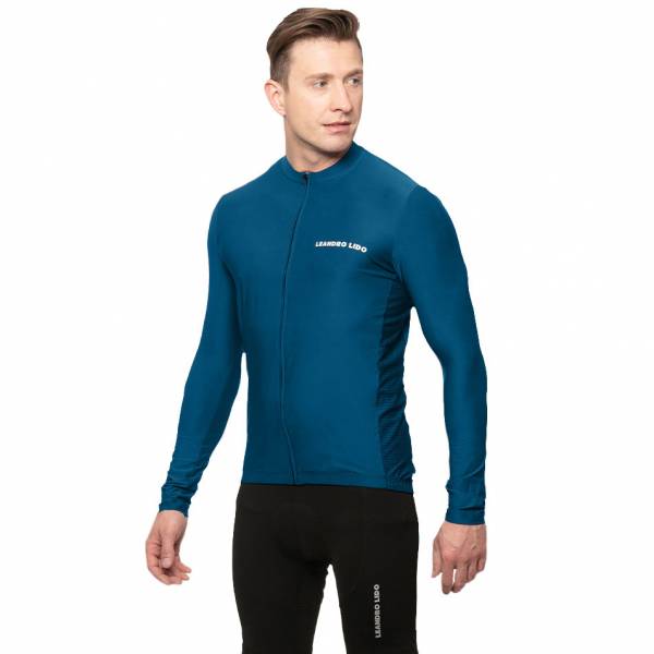 LEANDRO LIDO &quot;Procida&quot; Men Long-sleeved Cycling Top blue