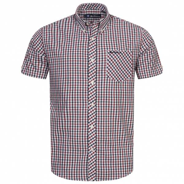 BEN SHERMAN Oxford Men Short-sleeved Shirt 1013391-RED
