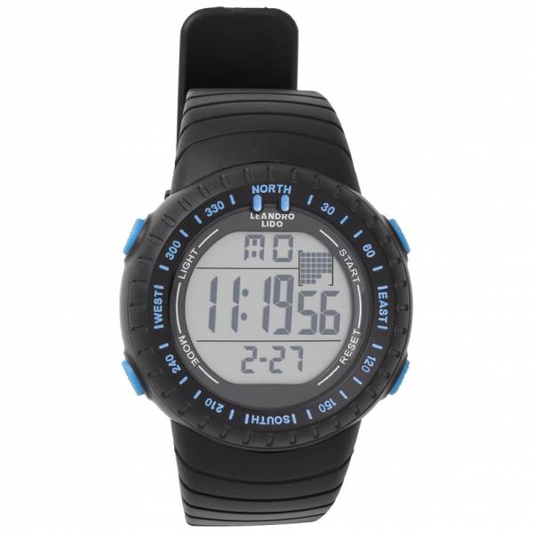 LEANDRO LIDO &quot;Vescia&quot; Unisex Sports Watch black/blue