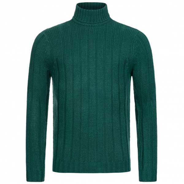 BRAVE SOUL Draken Rollkragen Pullover MK-248DRAKENB GREEN