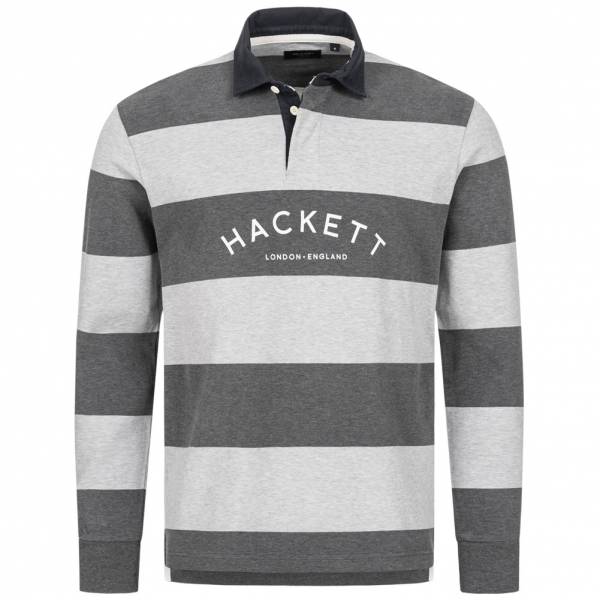 Hackett London Mr Classic Rugby Herren Langarm Polo-Shirt HM570705-963