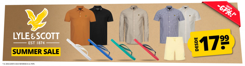 Lyle & Scott SUMMER SALE desde 11,99 €