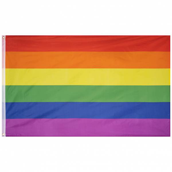 Regenboogvlag MUWO &quot;Around the World&quot; Vlag 90x150cm