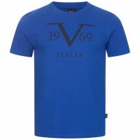 19V69 Versace 1969 Big Logo Stampato Herren T-Shirt VI20SS0011B royal