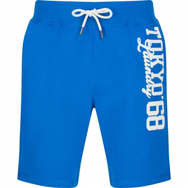 Tokyo Laundry Script Hommes Short en sweat 1G16065 Bleu jais