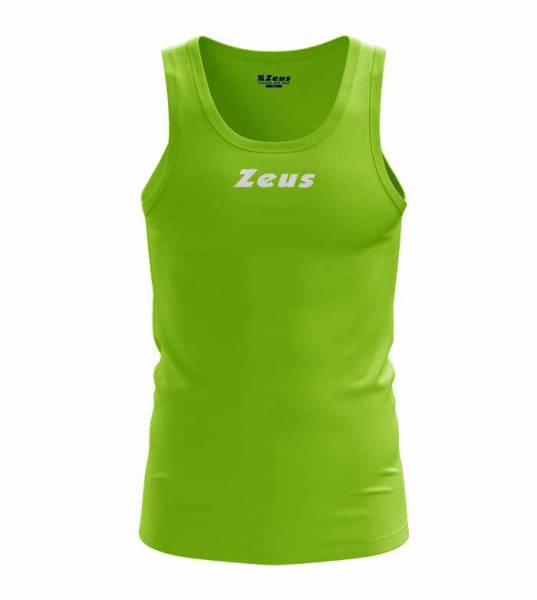 Zeus Canotta Beach Pallone da pallavolo Uomo Maglietta verde fluo