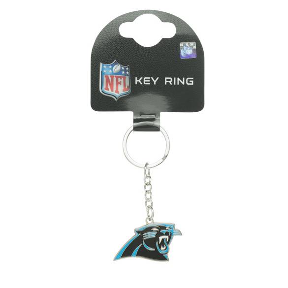 Panthers de la Caroline NFL Porte-clé avec logo KYRNFCRSCP