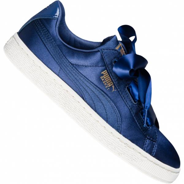 puma basket heart children's