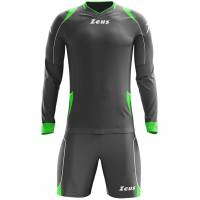 Zeus Paros Goalkeeper Kit Long-sleeved jersey with shorts gray neon yellow