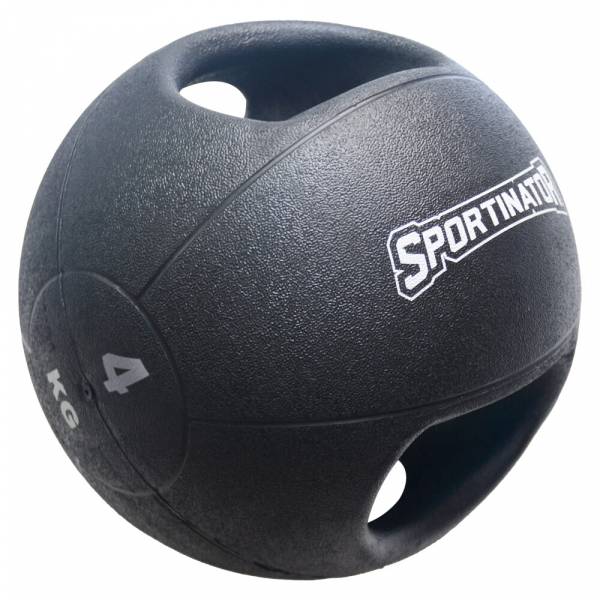 SPORTINATOR Premium Médicine-ball avec poignées 4kg