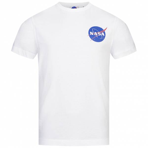 NASA Circle Logo Hombre Camiseta TMMTS006WHT