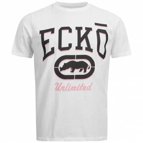 Ecko Unltd. Saiya Hommes T-shirt ESK04748 Blanc Navy