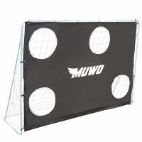 MUWO Voetbaldoel met doelwand 217 x 153 cm