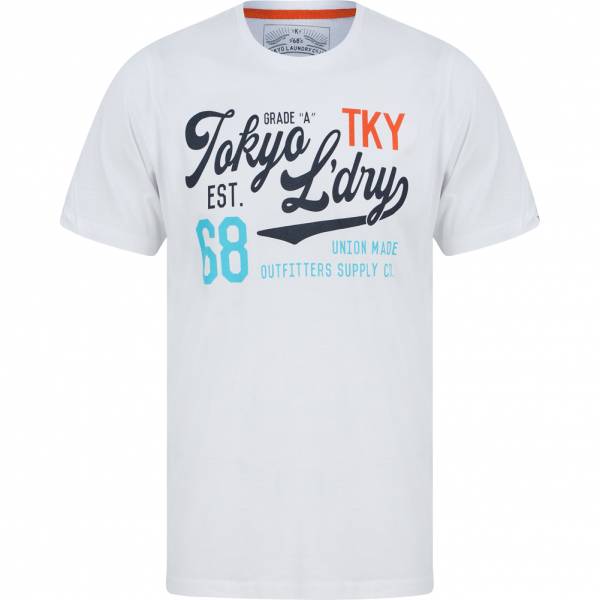 Tokyo Laundry Cleverland Hommes T-shirt 1C18107 Blanc optique
