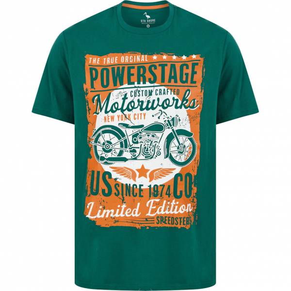 Sth. Shore Powerstage Mężczyźni T-shirt 1C18089 Zimozielony