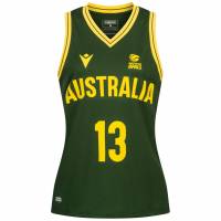 Australie Ballon de basket macron #13 MAGBEGOR Femmes Maillot 58564661