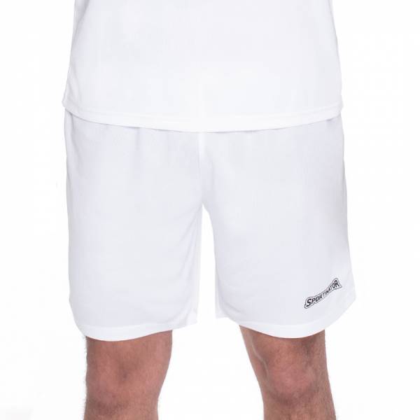 SPORTINATOR Essentials Heren Trainingsshort wit