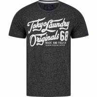 Tokyo Laundry Zinger Herren T-Shirt 1C18214 Dark Grey Grindle