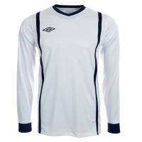Maillot de foot Umbro Winchester blanc / bleu marine