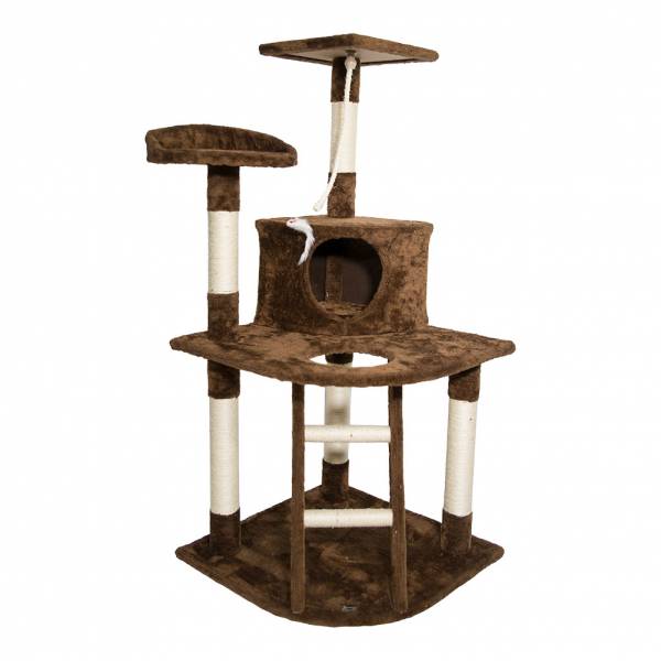 SPOCADO &quot;Rovers&quot; Scratching post for cats 120 x 55 x 55 cm brown
