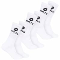 Lotto Sportsokken Unisex 3 paar wit MSKZ10029-Wit