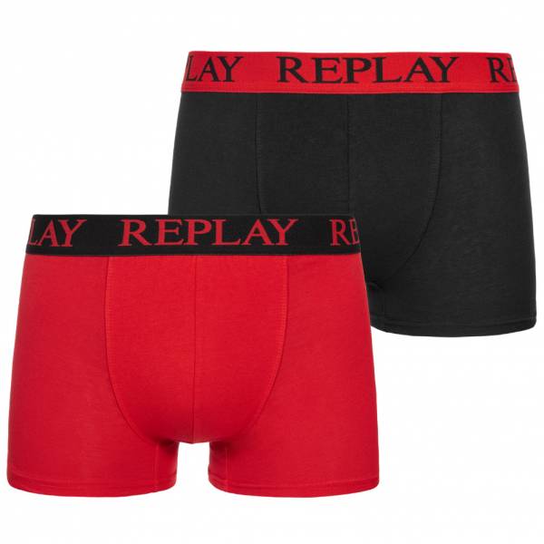REPLAY Basic Boxer Herren Boxershorts 2er-Pack 101009-N093