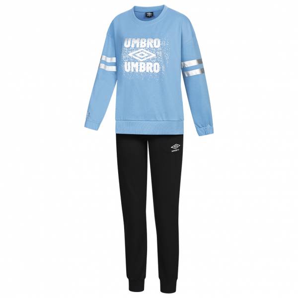 Umbro Premium Femmes Survêtement 32085S-Bleu-Niagara-Noir