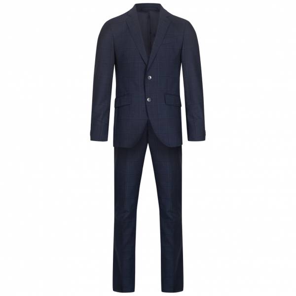 Hackett London Shadow WindowPane Check Hommes Costume en laine HM422699R-5PD