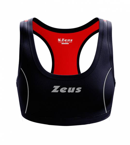 Zeus Top Volley Pro Donna Reggiseno sportivo blu/rosso