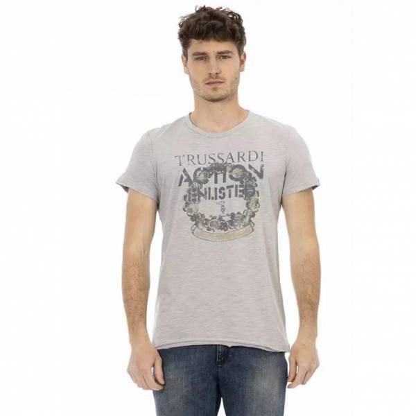TRUSSARDI Action Men T-shirt Gray 2AT17013