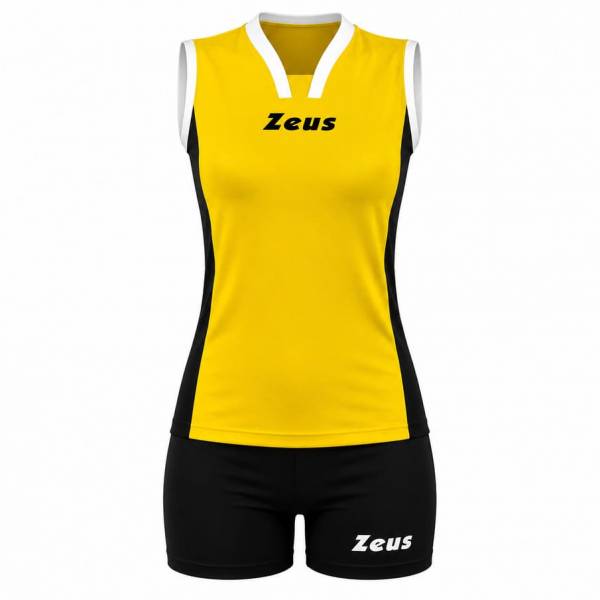 Zeus Kit Ioly Damen Trikot + Shorts giallo/nero/bianco